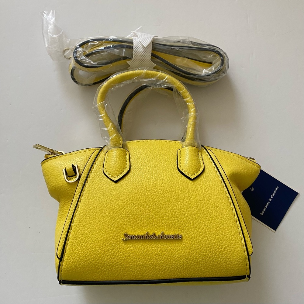 Samantha Thavasa Samantha & Chouette Mini Yellow Crossbody Bag
